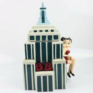 RARE 1998 Vandor Betty Boop PRIMIERE EDITION Skyscraper Building Cookie Jar #78